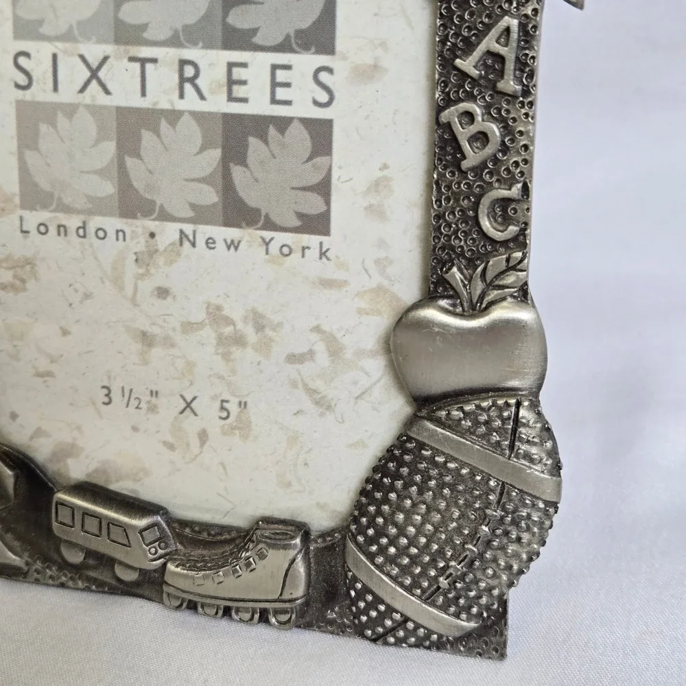 Sixtrees Grandson Metal Photo Frame Holds 3.5